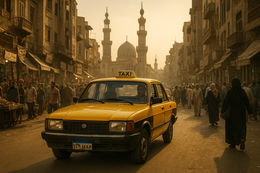 Taxi en openbaar vervoer in Cairo 